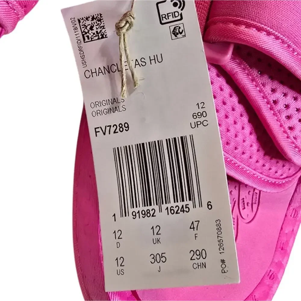 Pharrell Williams X Adidas adilette with the PW BOOST‎ SLIDE Style PINK MENS 12